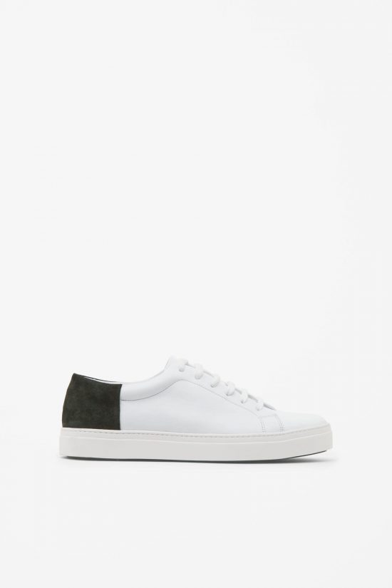 Suede Panel Sneakers