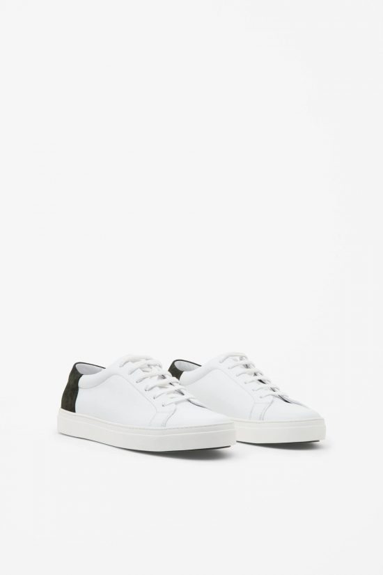 Suede Panel Sneakers