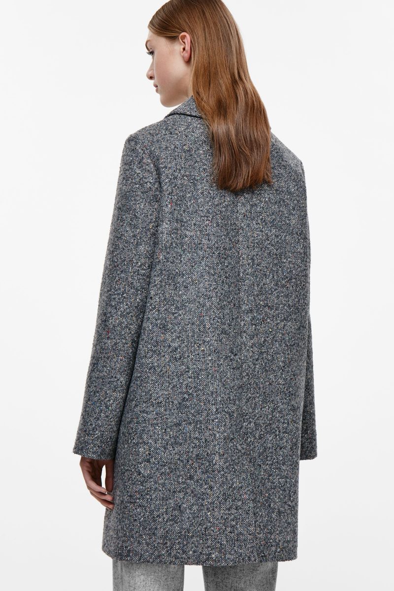 Long Coat With Large Collar